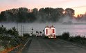 LKW faehrt in den Rhein Langel Hitdorf Faehre P004